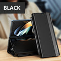 Luxury Electroplated Leather Magnetic Phone Case With Phone Stand And Pen Slot For Galaxy Z Fold 5/6/7