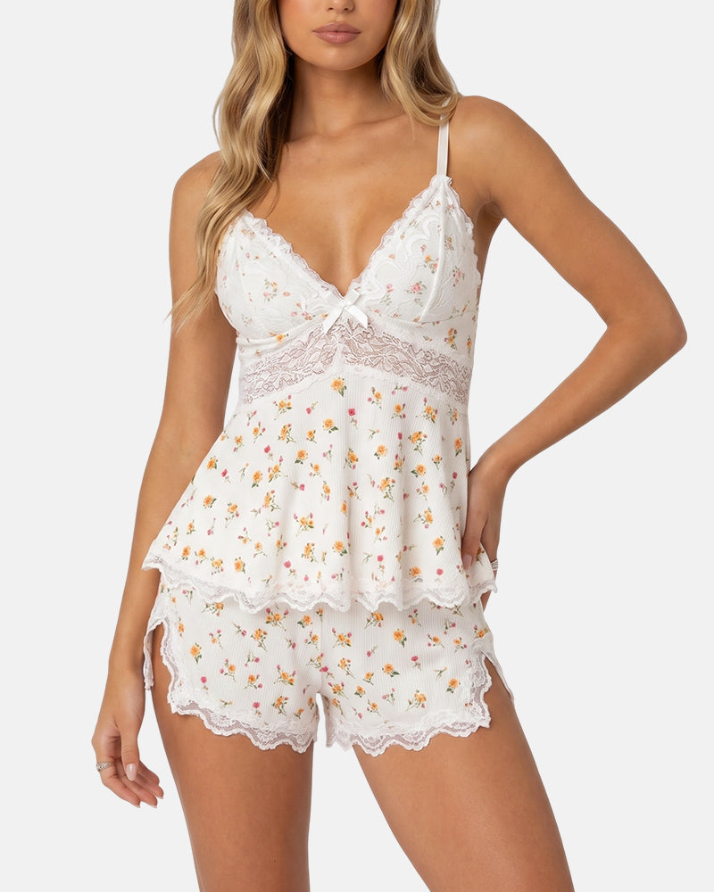 So Soft, So Sexy – Slomra Lace Cami Pajama Set