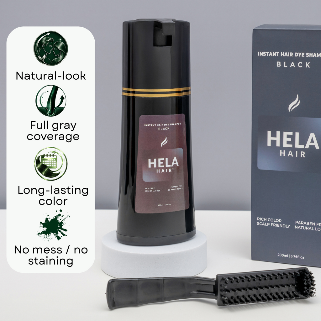 PPD-Free Instant Hair Dye Shampoo