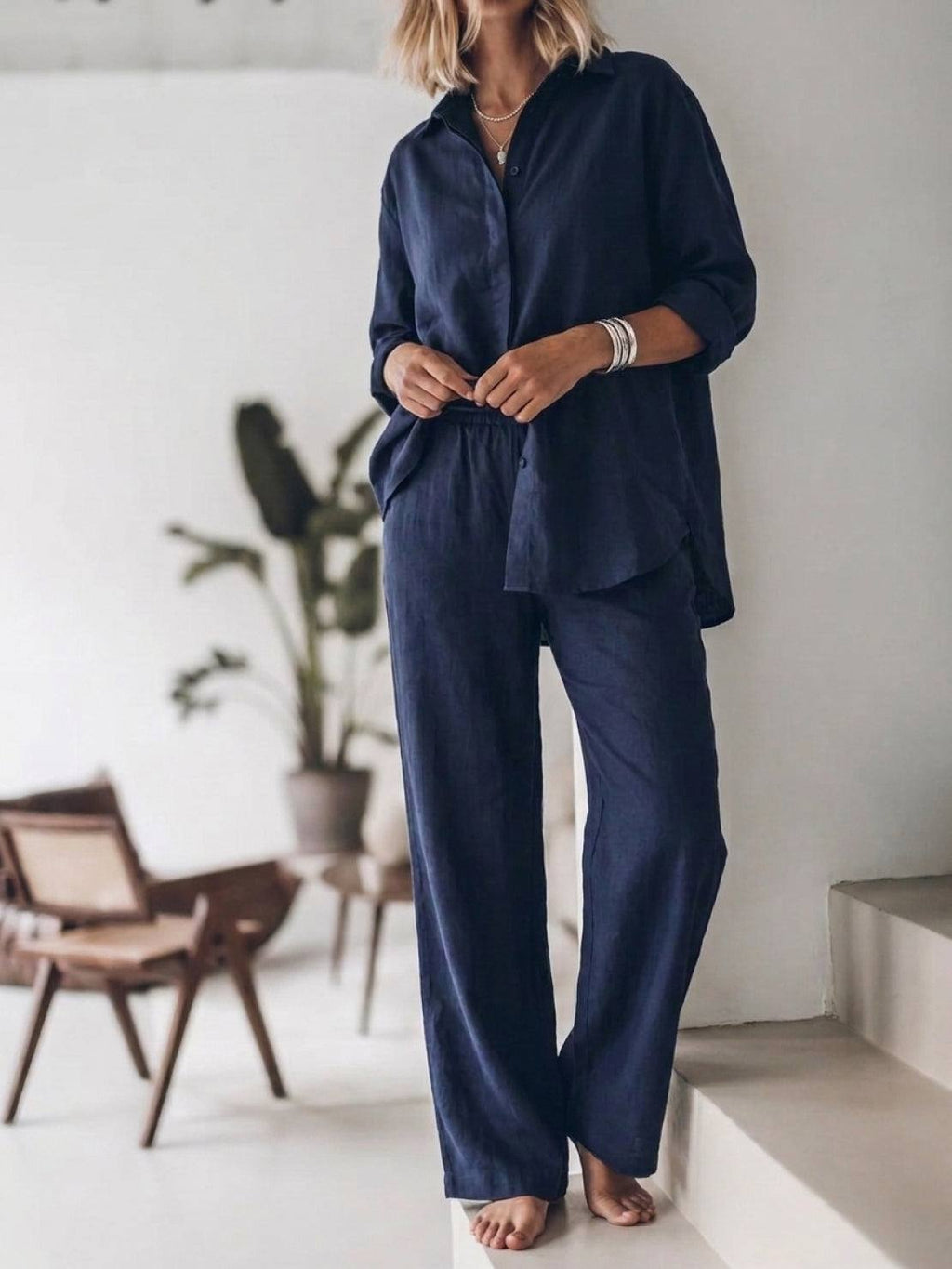 Pure Cotton Relaxed Set