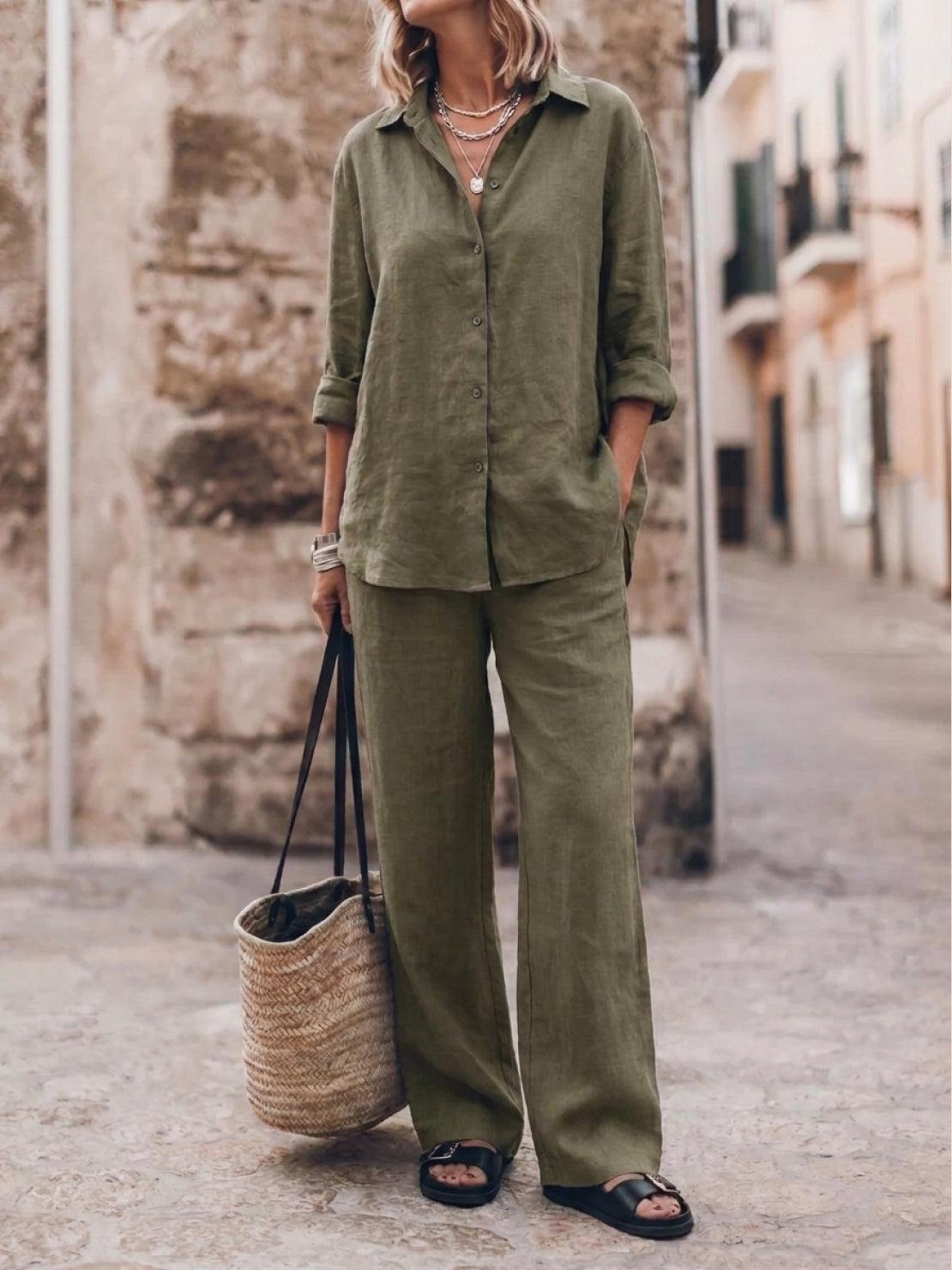 Pure Cotton Relaxed Set