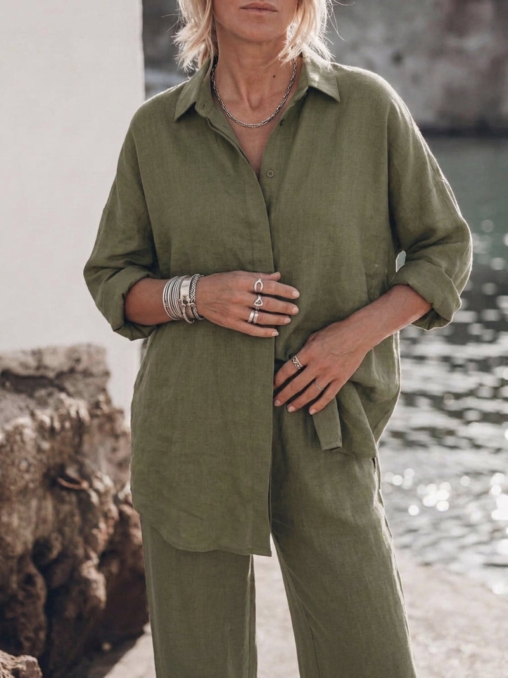 Pure Cotton Relaxed Set
