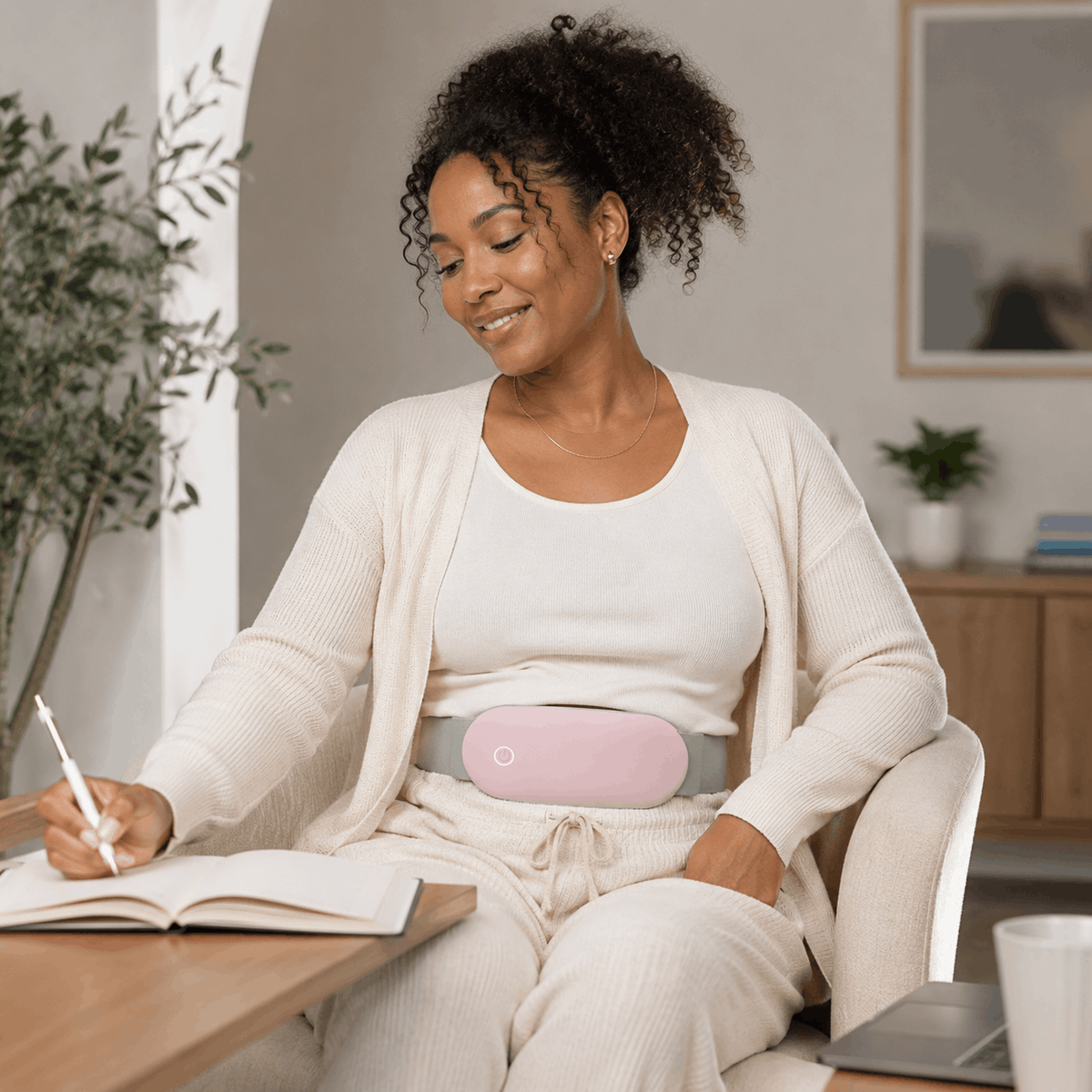 LunaEase Pro™ Wearable Period Heat & Massage Belt