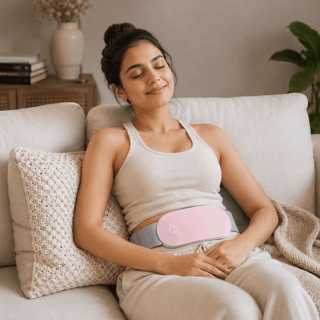 LunaEase Pro™ Wearable Period Heat & Massage Belt