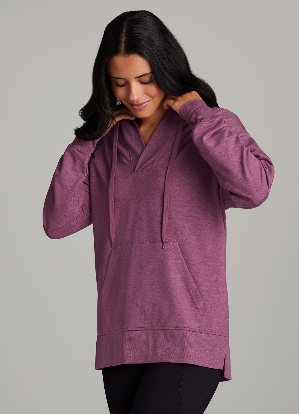 French Terry Hoodie Tunic