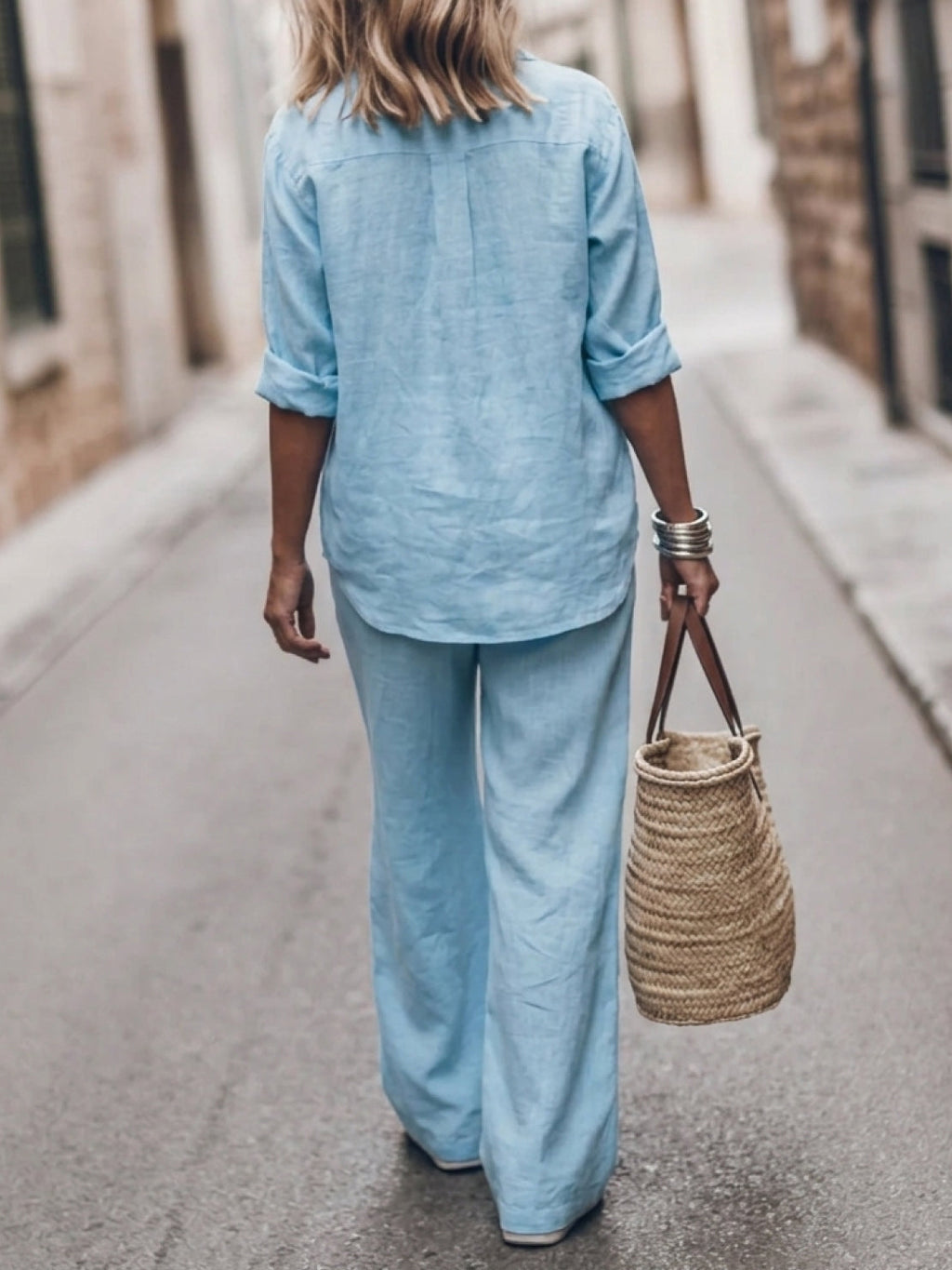 Pure Cotton Relaxed Set