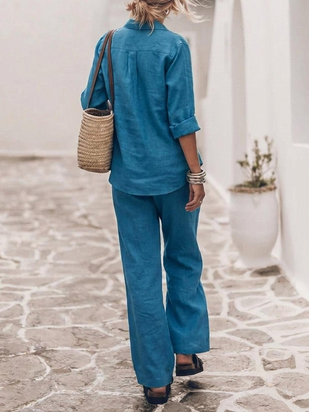 Pure Cotton Relaxed Set
